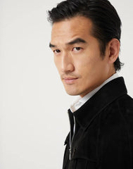 Brunello Cucinelli Black Leather Leather Jacket