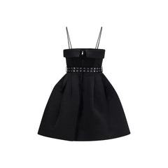 Ganni Zwarte Polyester Casual Jurk