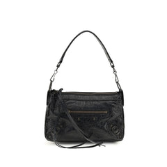 Balenciaga Black Lamb Ovis Aries Aries Handbag
