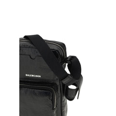 Balenciaga Black Lamb Ovis Aries Aries Shoulder Bag
