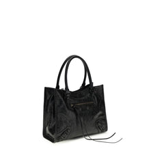 Balenciaga Black Lamb Ovis Aries Aries Handbag