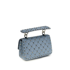 Valentino Garavani Blue Viscose Shoulder Bag