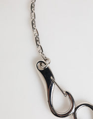 Dolce & Gabbana Zilverkleurige DG Logo Sleutelhanger Tashanger Sleutelhanger