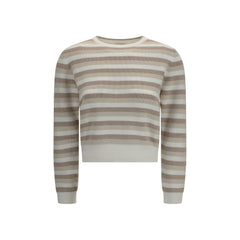 Brunello Cucinelli Multicolor Cotton Sweatshirt