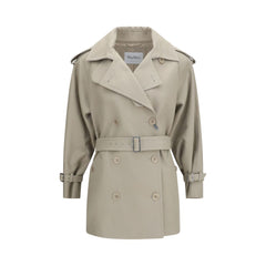 Max Mara Beige Cotton Trench Coat