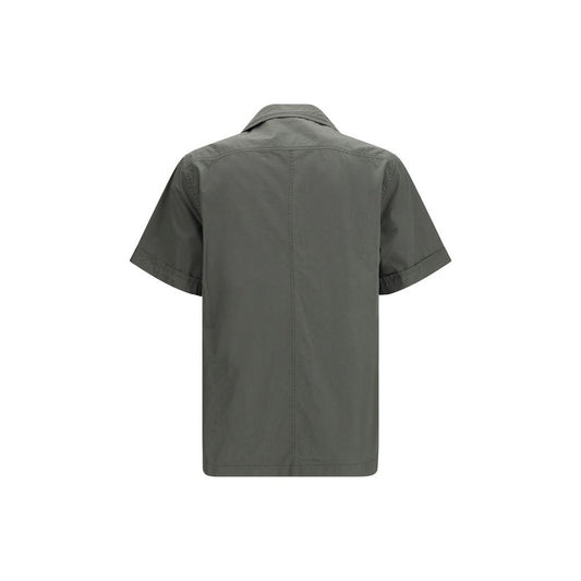 Dolce & Gabbana Gray Cotton Shortsleeve Shirt