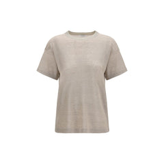 Brunello Cucinelli Beige Linnen T-shirt