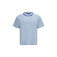 Palm Angels Blue Cotton T-Shirt