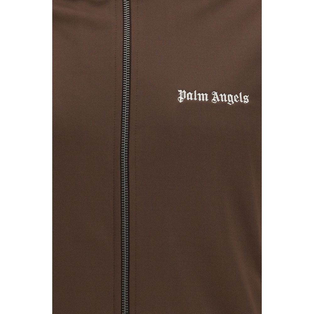 Palm Angels Bruine Polyester Shell Jas