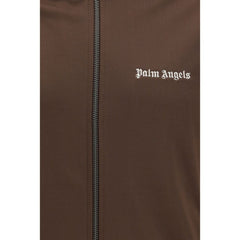 Palm Angels Bruine Polyester Shell Jas
