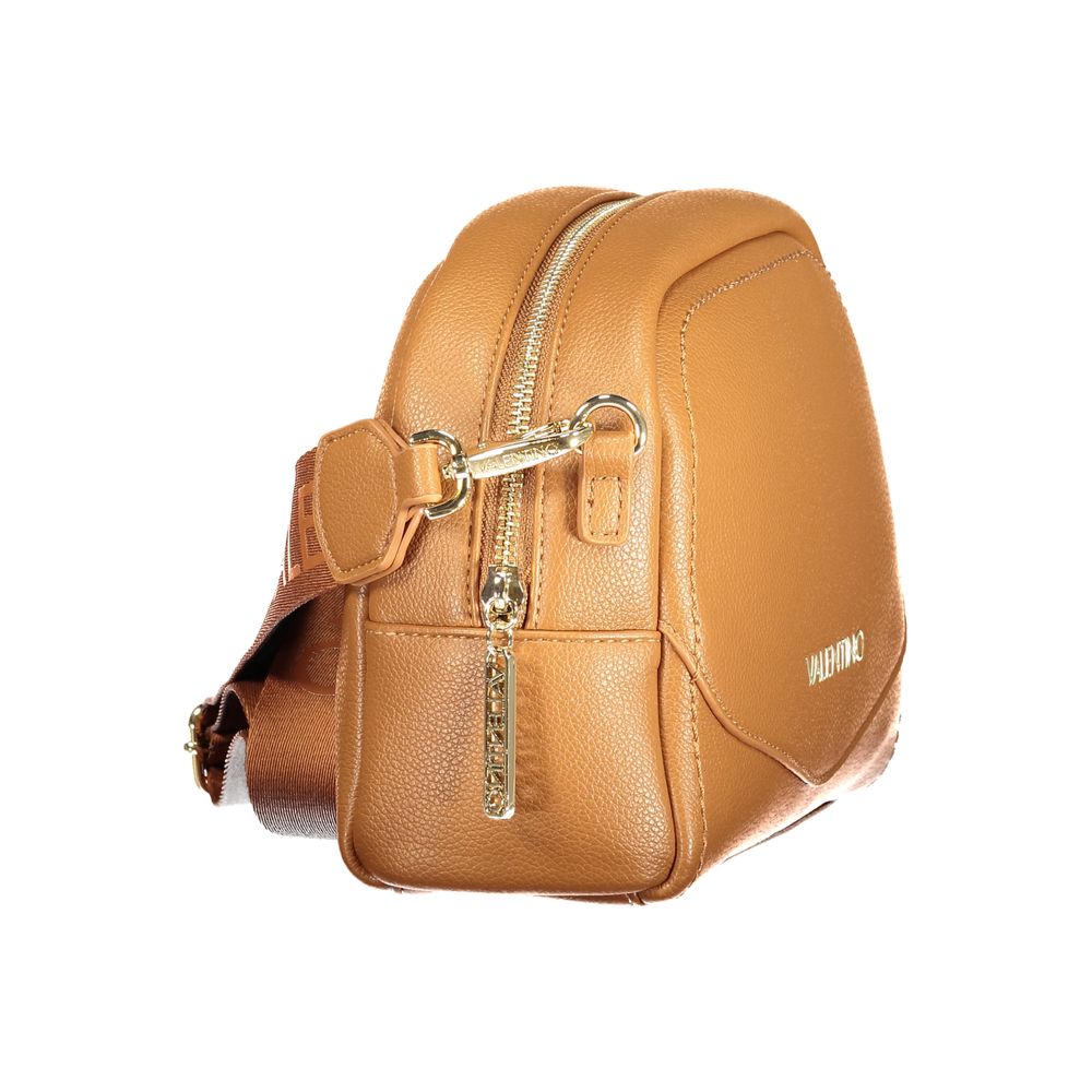 Valentino Bruine Polyethyleen Handtas