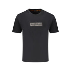 Napapijri Black Cotton Men's T-Shirt