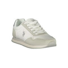 U.S. POLO ASSN. Witte polyurethaan dames sneaker