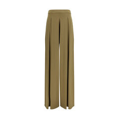 Max Mara Pure Bicolor Viscose Casual Pants