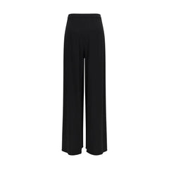 Max Mara Pure Black Viscose Casual Pants