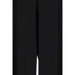 Max Mara Pure Black Viscose Casual Pants