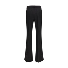 Max Mara Black Viscose Flared Pants