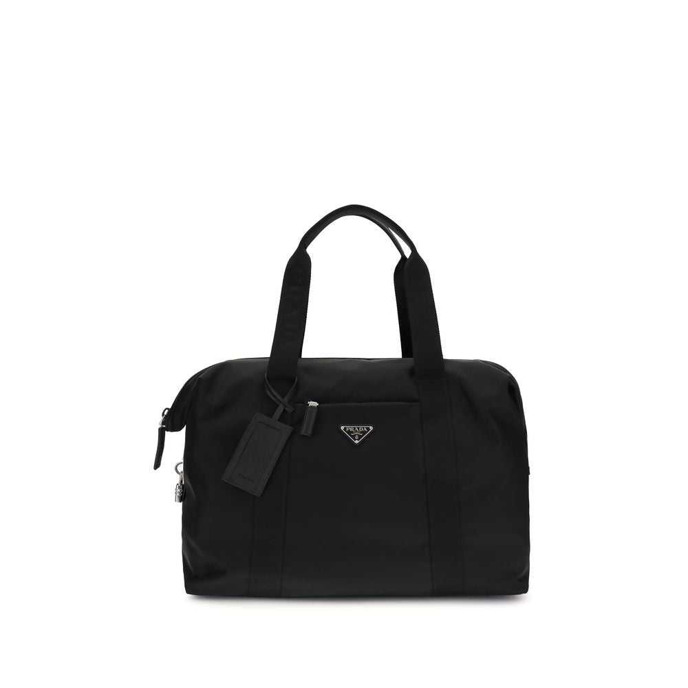 Prada Zwarte Gerecyclede Polyamide Bagage en Reizen