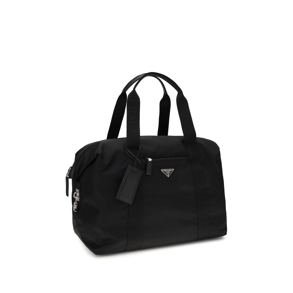 Prada Zwarte Gerecyclede Polyamide Bagage en Reizen
