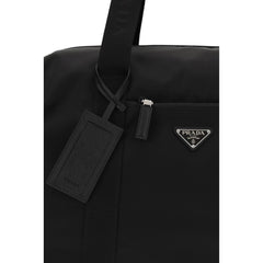 Prada Zwarte Gerecyclede Polyamide Bagage en Reizen
