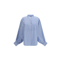 SOSUE Blue Cotton Shirt
