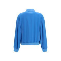 Versace Blue Silk Clothing