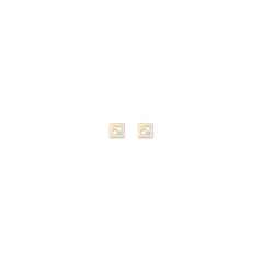 Fendi Gold Brass Earrings