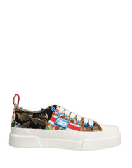Dolce & Gabbana Multicolor Patchwork Lage Sneakers Schoenen