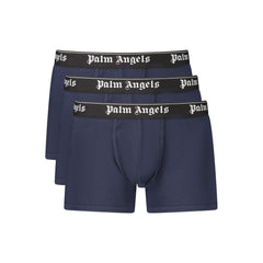 Palm Angels blauwe katoenen boxershort voor heren