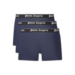 Palm Angels blauwe katoenen boxershort voor heren
