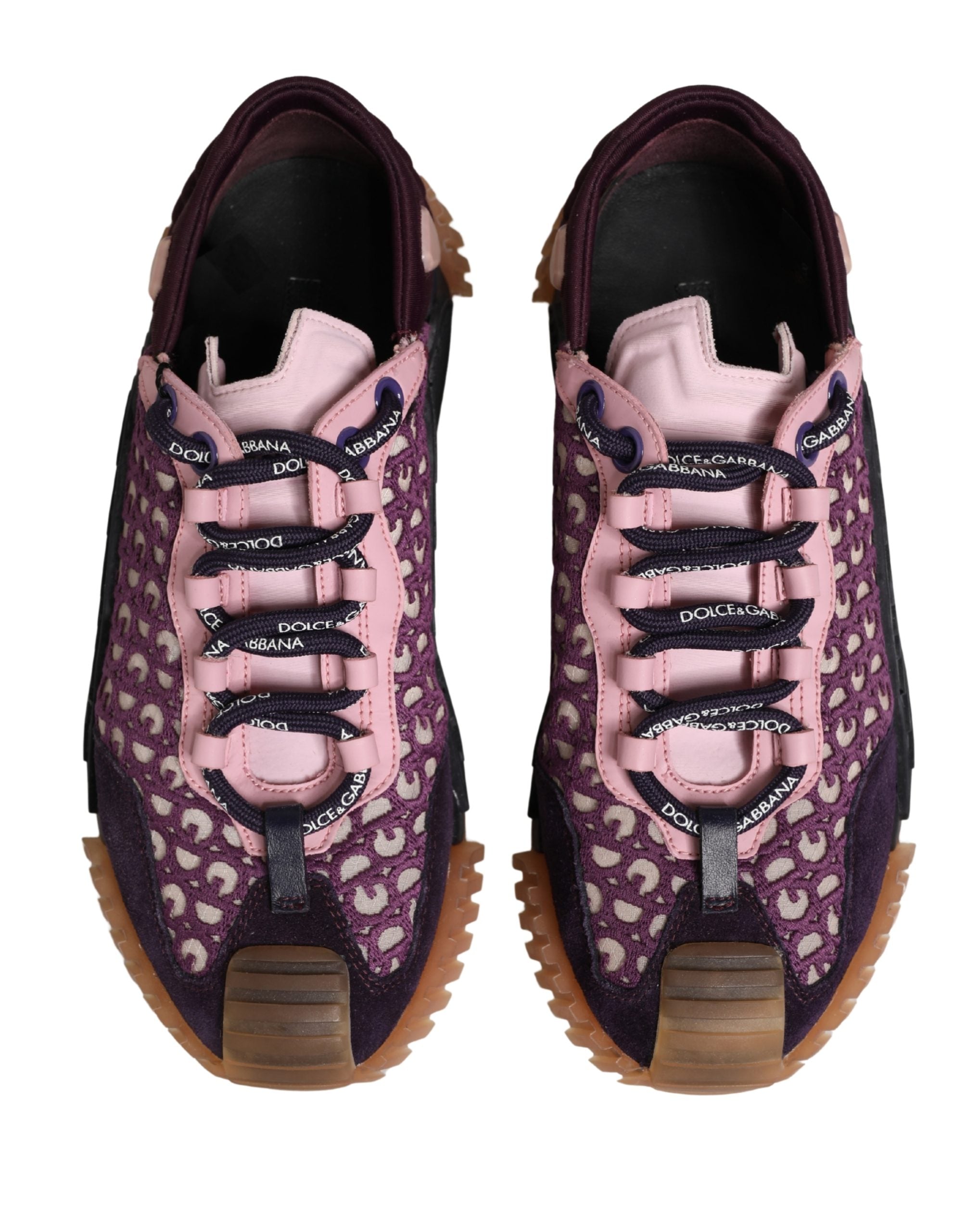Dolce & Gabbana Multicolor Logo Low Top NS1 Sneakers Shoes
