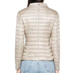 Herno Beige Polyamide Full-Length Jacket