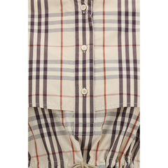 Burberry Beige Katoenen Casual Jurk