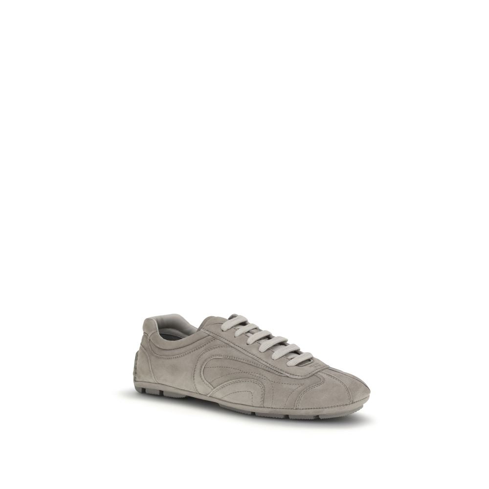 Prada Beige Kalfsleer Bos Taurus Sportieve Sneakers