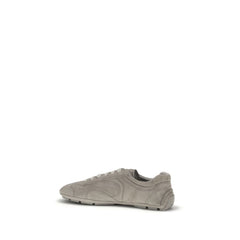 Prada Beige Kalfsleer Bos Taurus Sportieve Sneakers