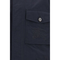 Burberry Blue Polyamide Coat
