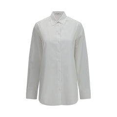 Ermanno Scervino Wit Katoenen Overhemd
