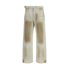 Magliano Beige Cotton Jeans Denim