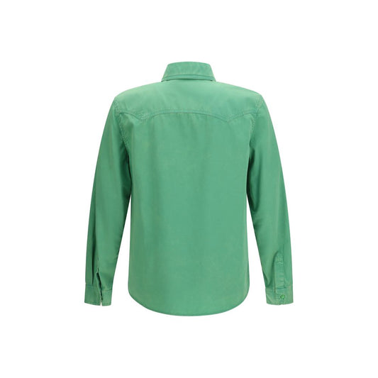 Versace Bicolor Cotton Shortsleeve Shirt