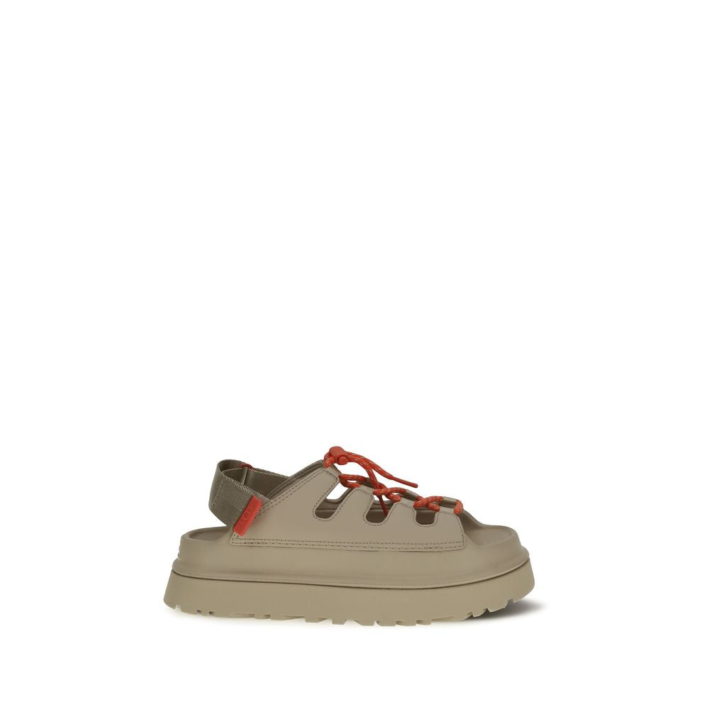 UGG Beige Polyurethaan Plateau Sandalen
