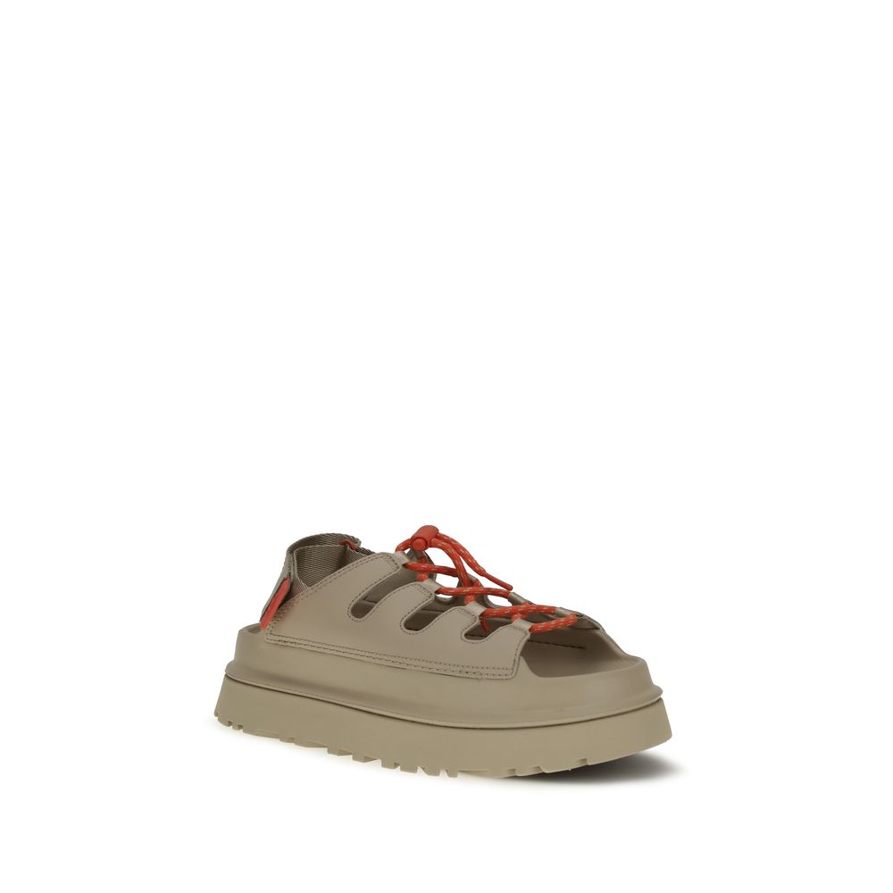 UGG Beige Polyurethaan Plateau Sandalen