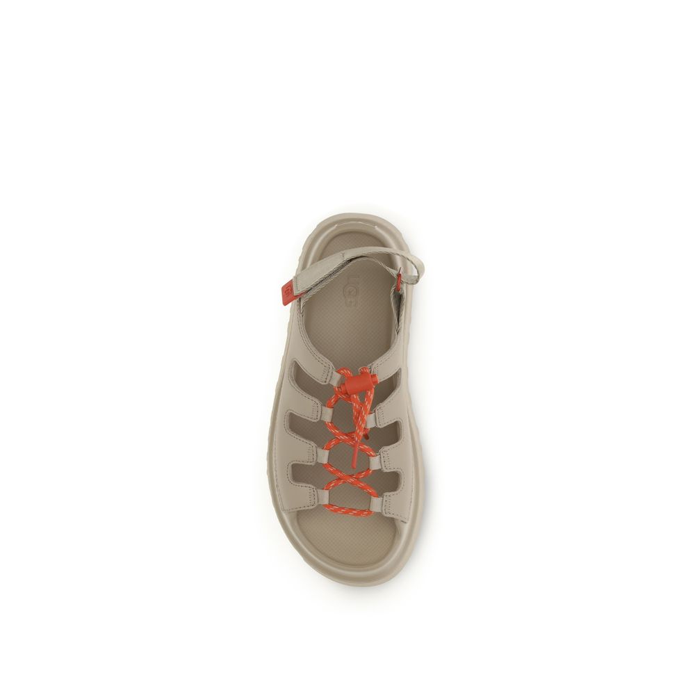 UGG Beige Polyurethaan Plateau Sandalen