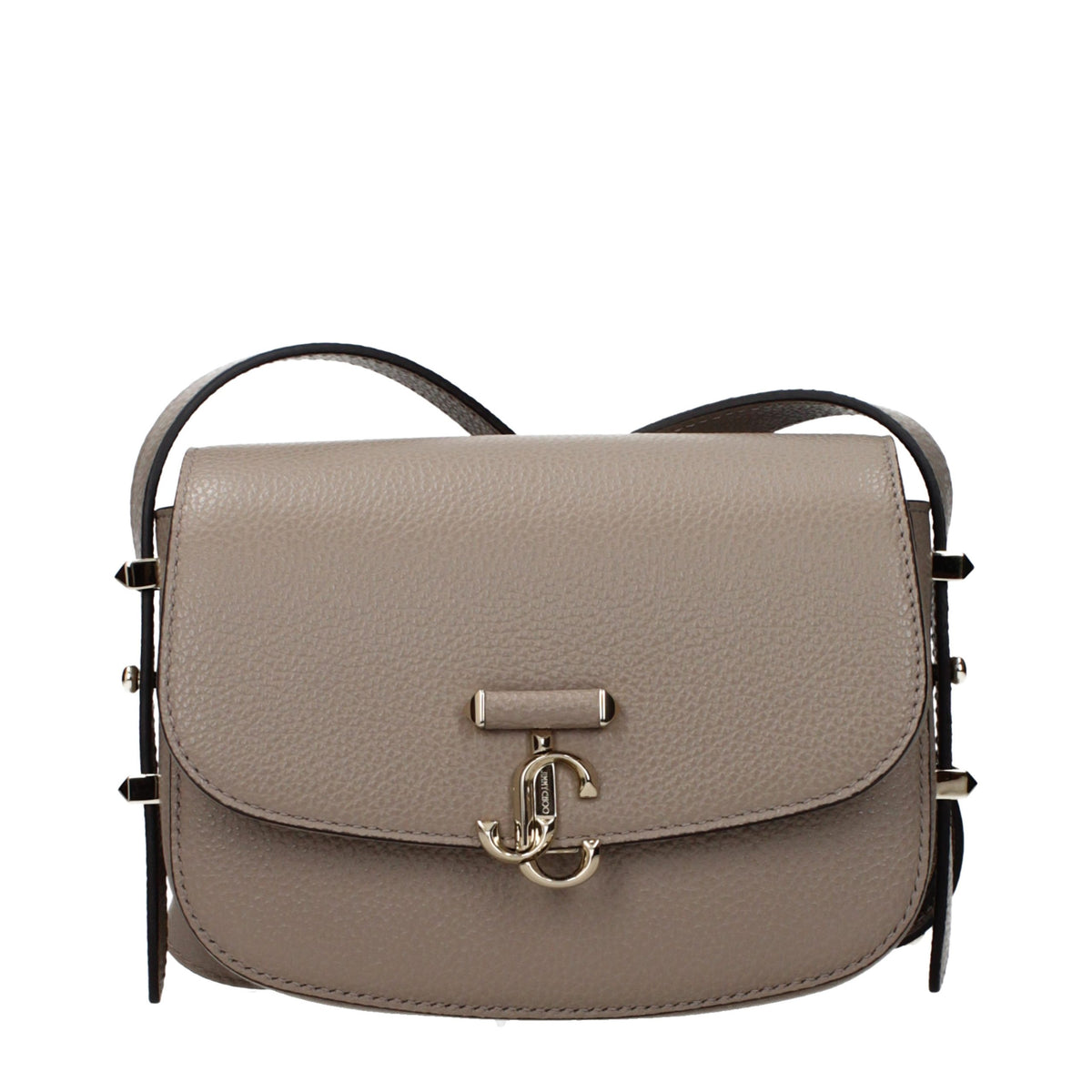 Jimmy Choo Grijze Leren Crossbody Tas