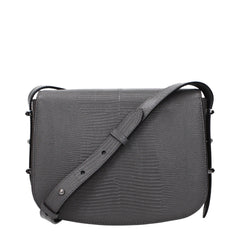 Jimmy Choo Grijze Leren Crossbody Tas