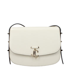 Jimmy Choo Witte Leren Crossbody Tas