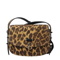 Jimmy Choo Bruine Leren Crossbody Tas