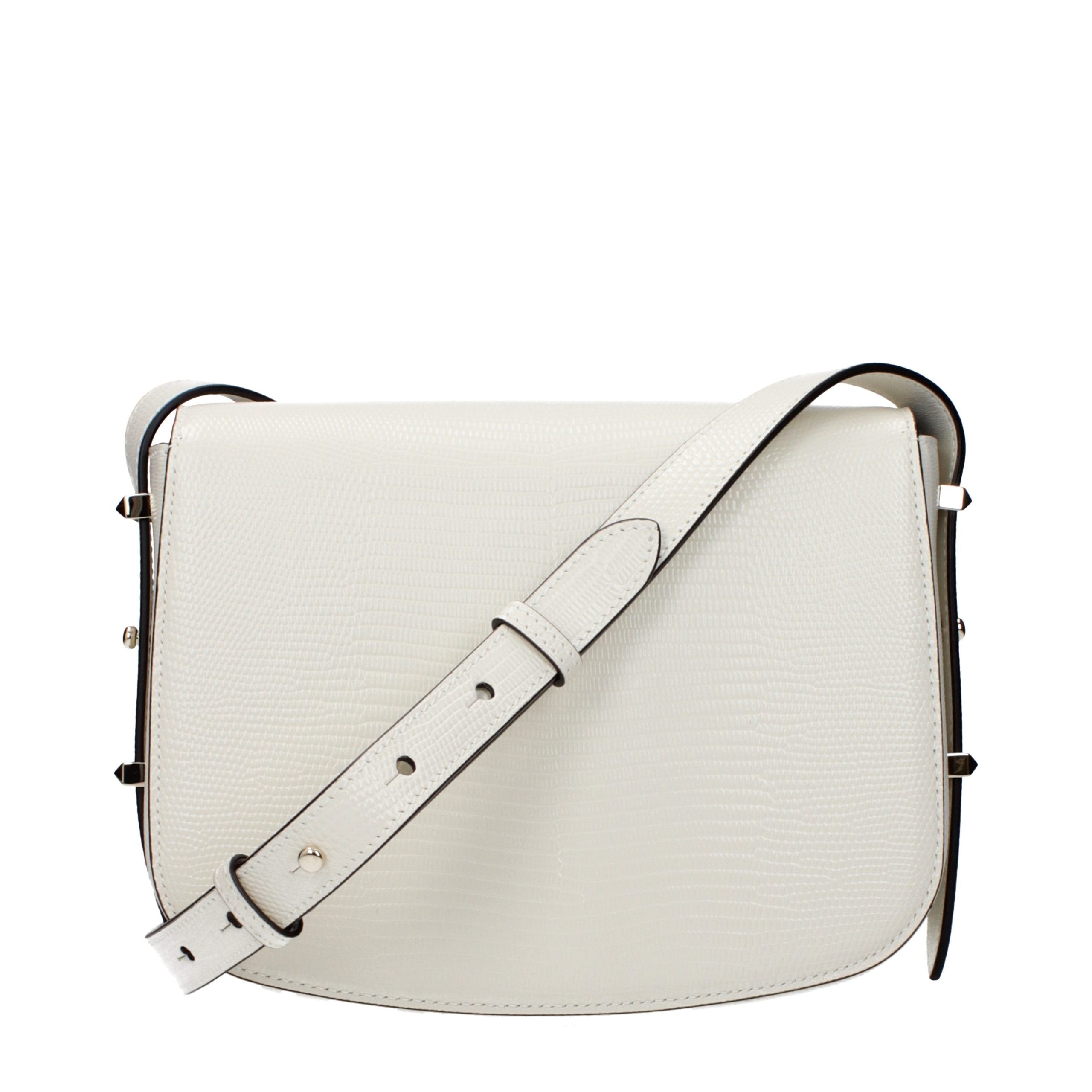 Jimmy Choo Witte Leren Crossbody Tas