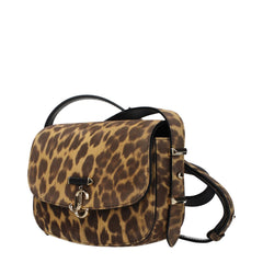 Jimmy Choo Bruine Leren Crossbody Tas