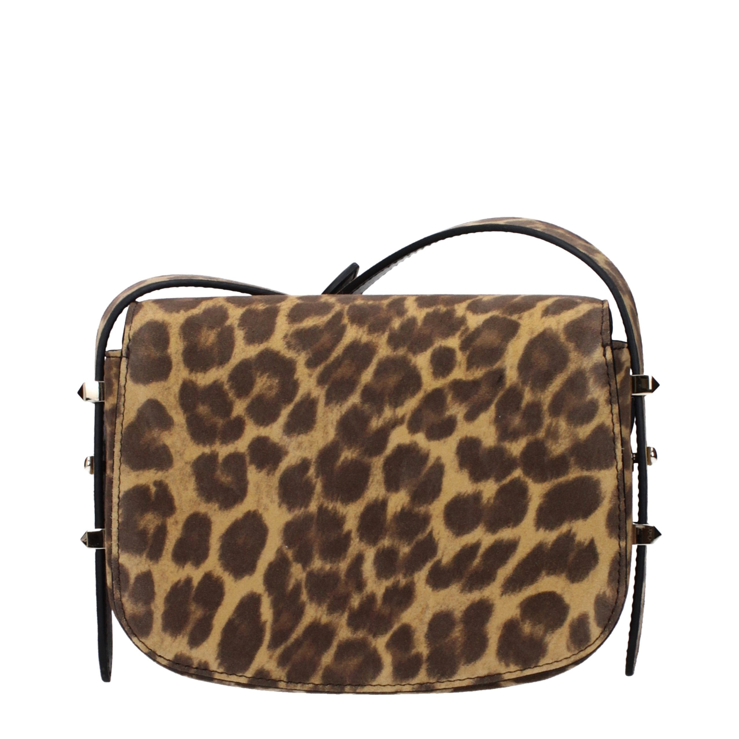 Jimmy Choo Bruine Leren Crossbody Tas