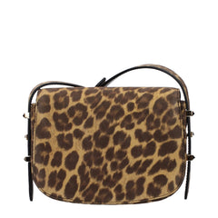 Jimmy Choo Bruine Leren Crossbody Tas